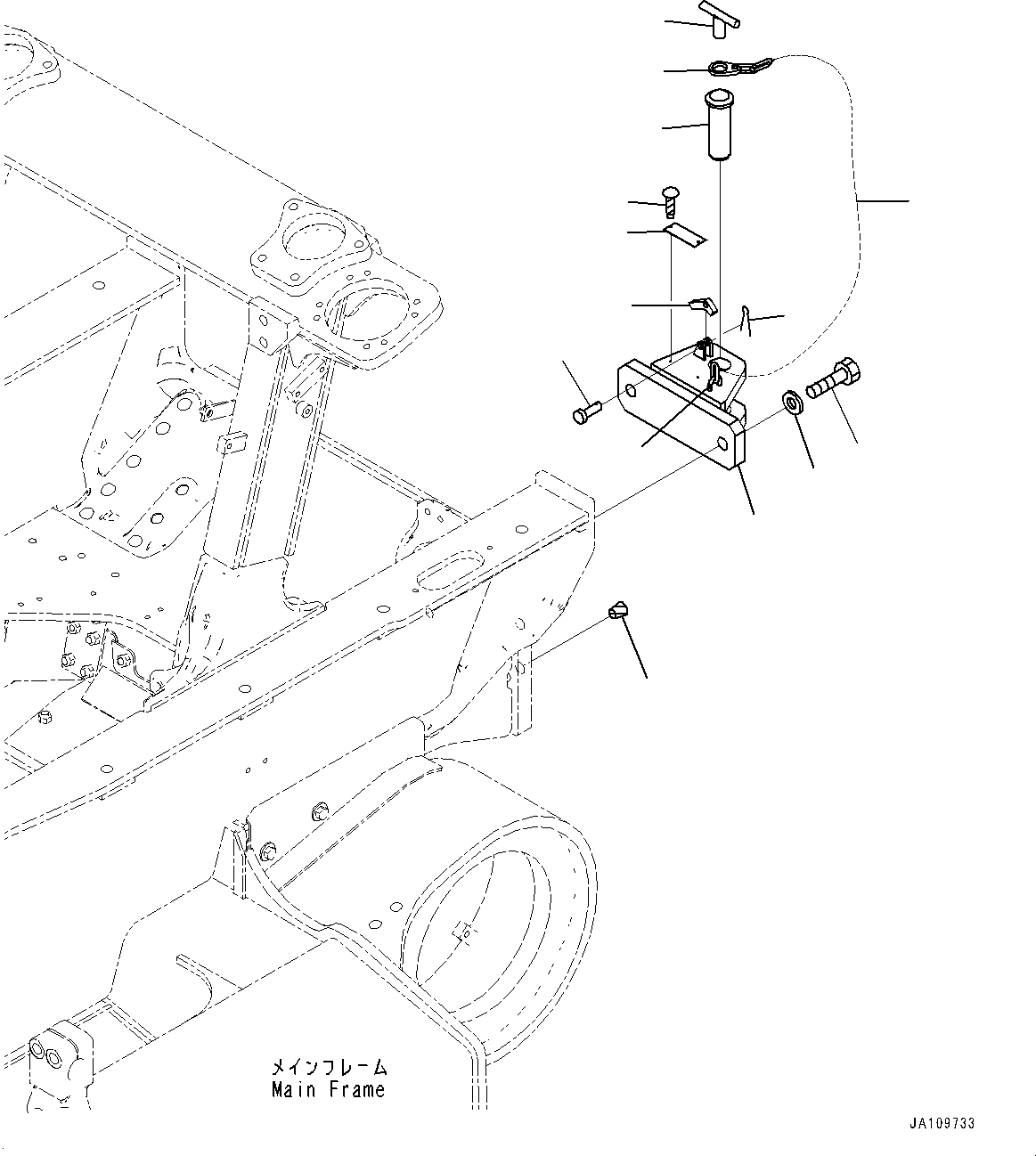 PIN (WELDED) 09242-35110 KOMATSU