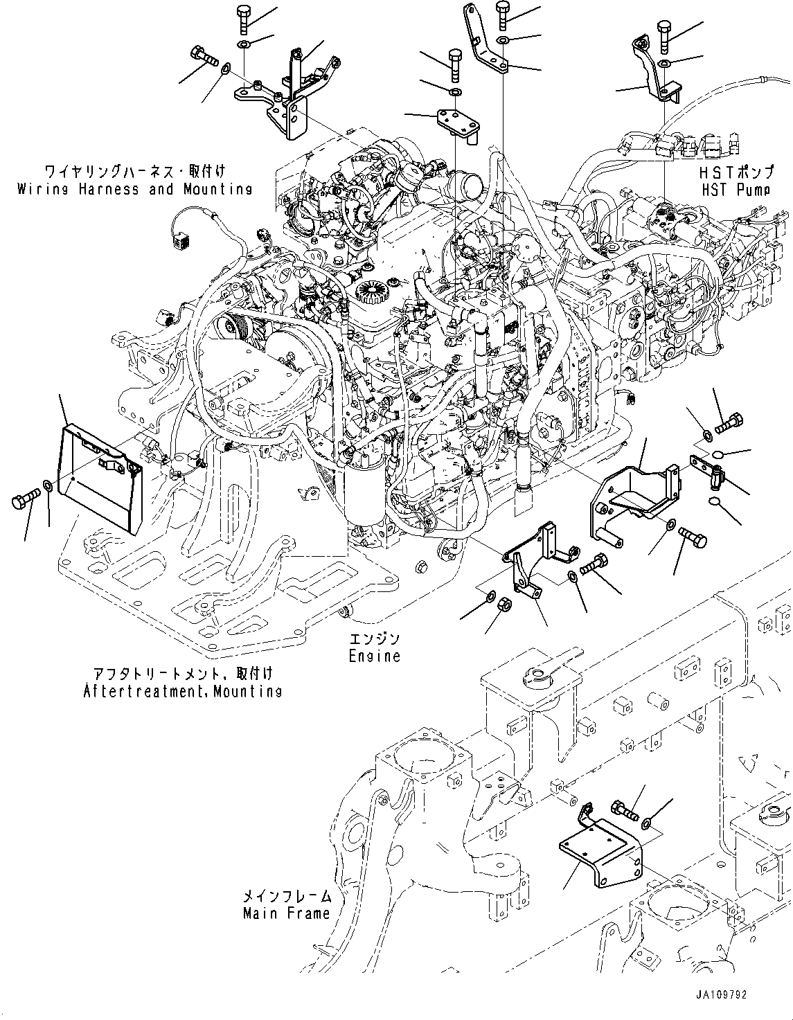 Кронштейн 12Y-01-41511 KOMATSU