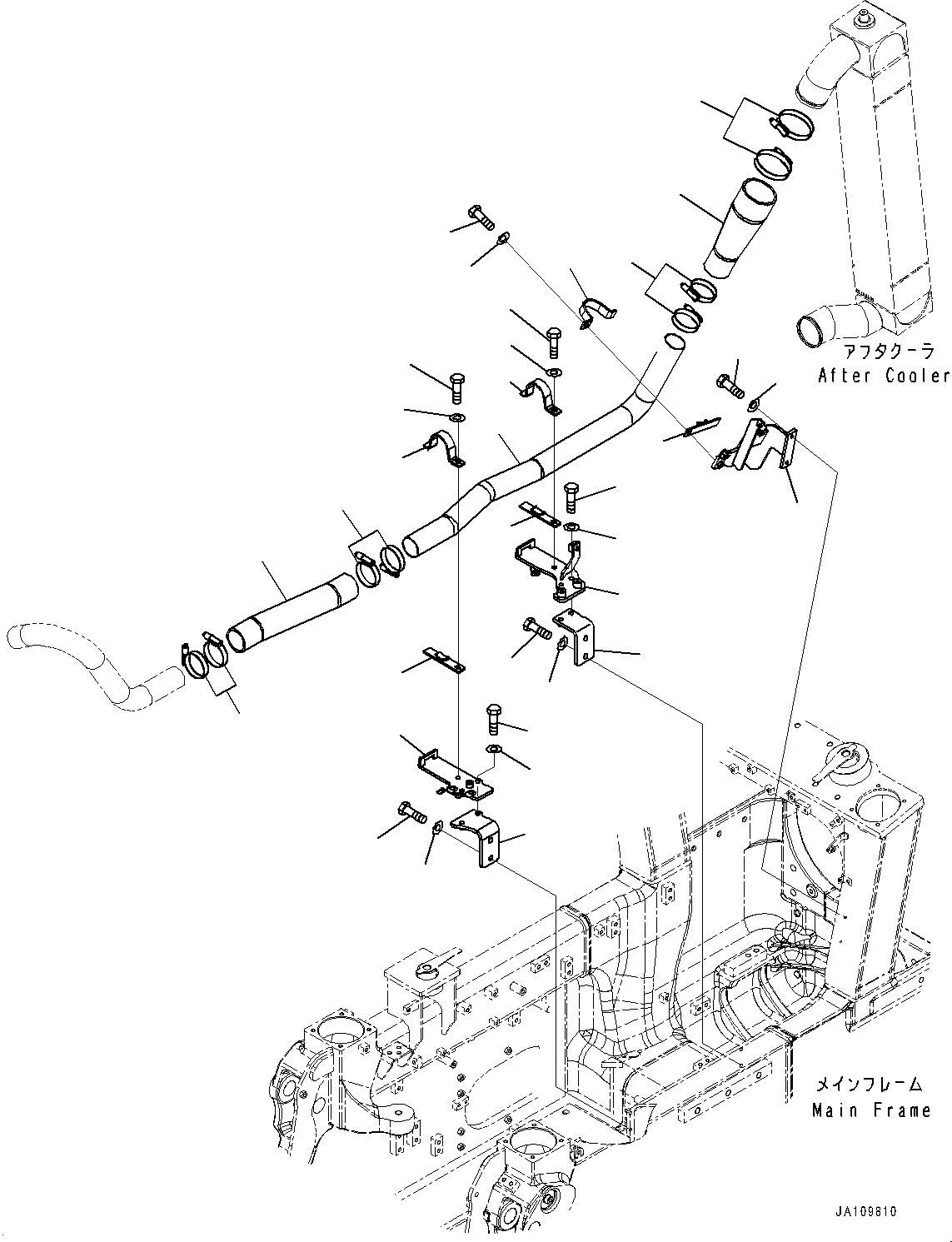 Кронштейн 12Y-03-42810 KOMATSU