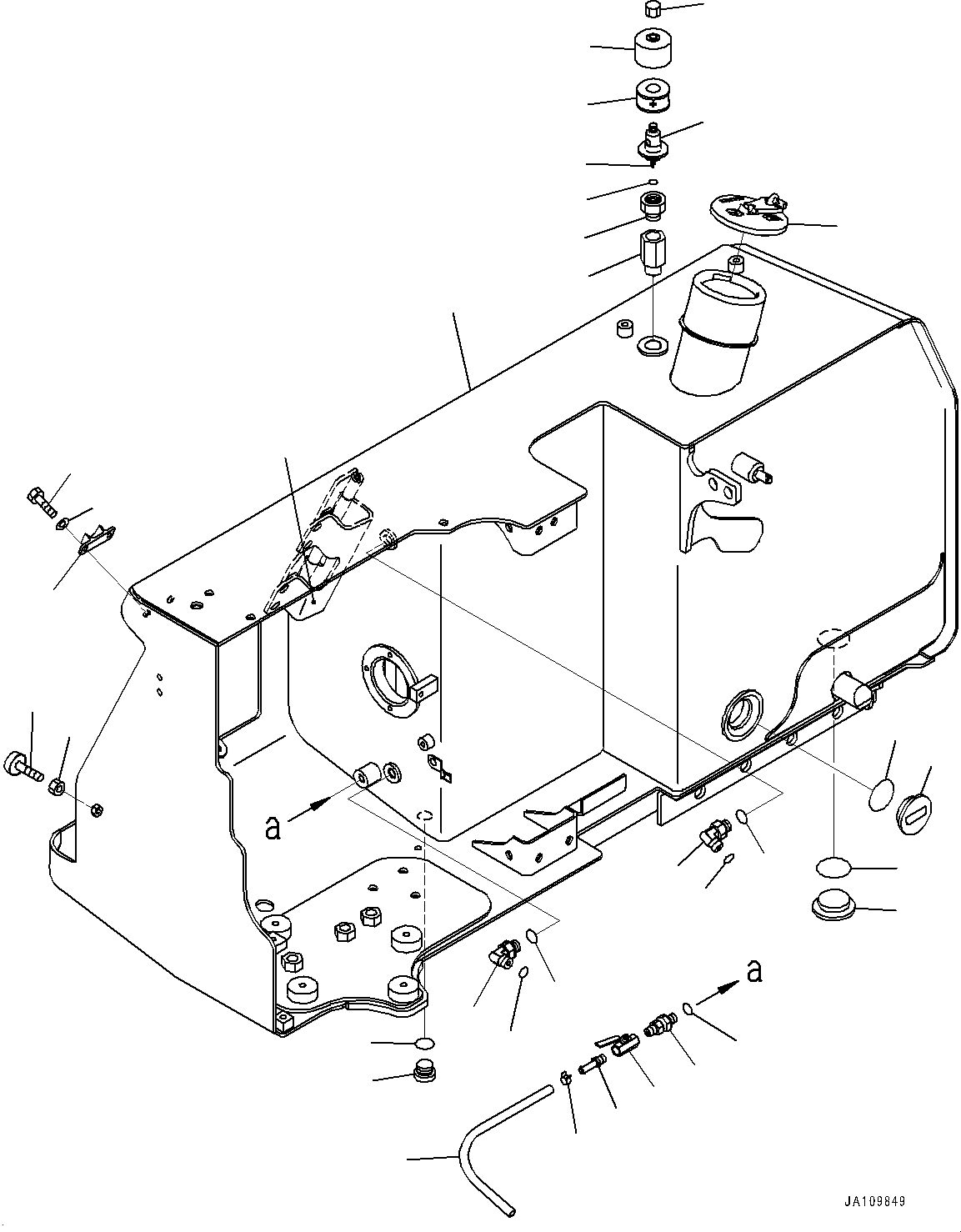 Петля сварная 12Y-60-41531 KOMATSU