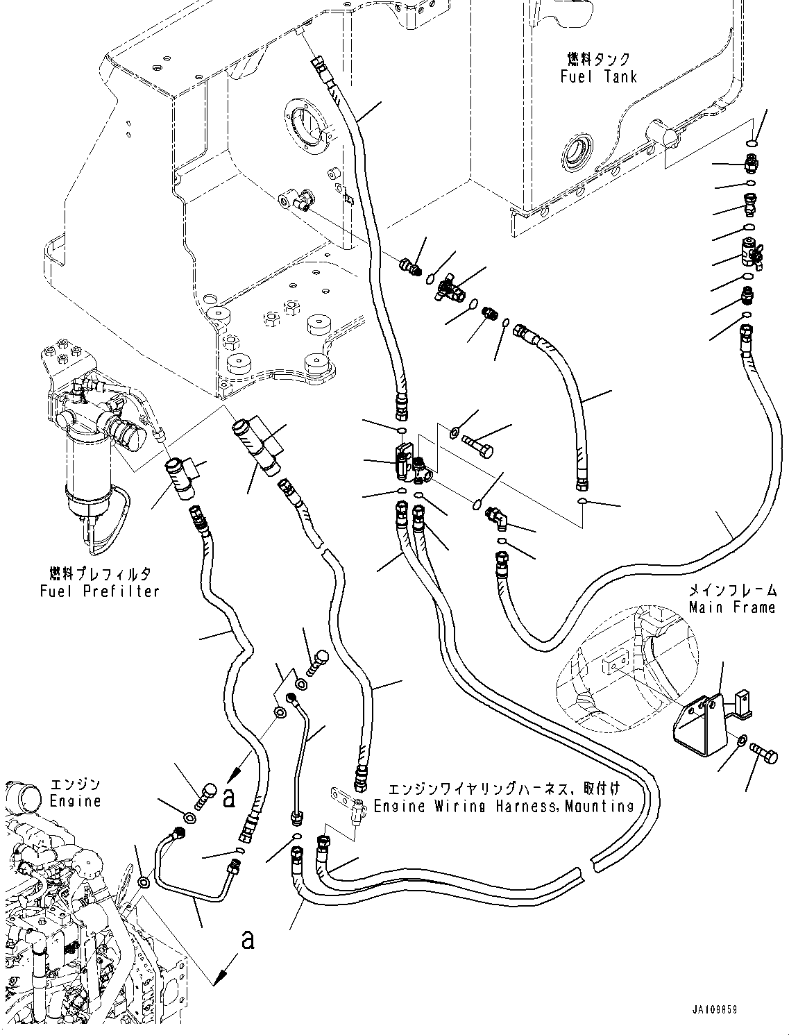 Шланг 07286-02614 KOMATSU