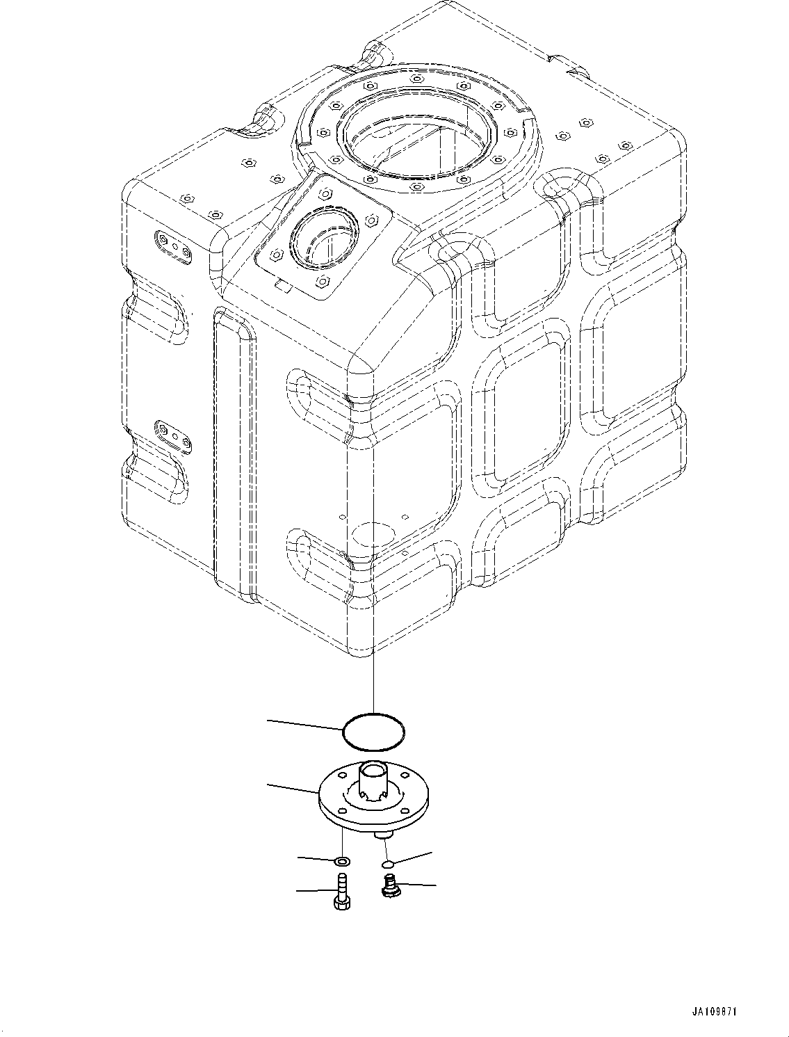 Фланец 12Y-02-41630 KOMATSU