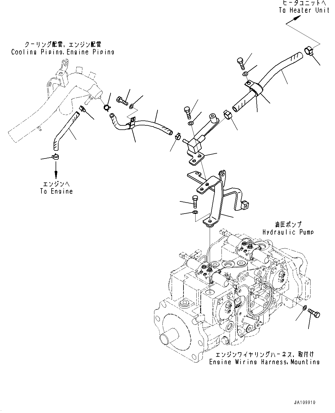 Шланг 12Y-Z79-4341 KOMATSU