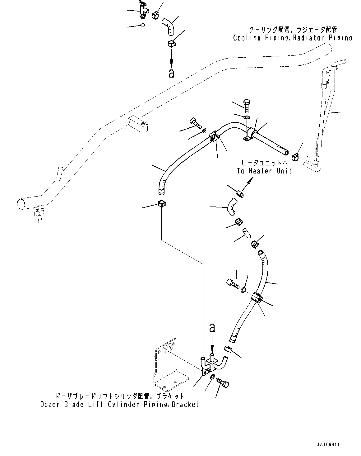 Tube Assembly(DEF Piping,DEF Related Parts) (12Y-Z79-4330) KOMATSU