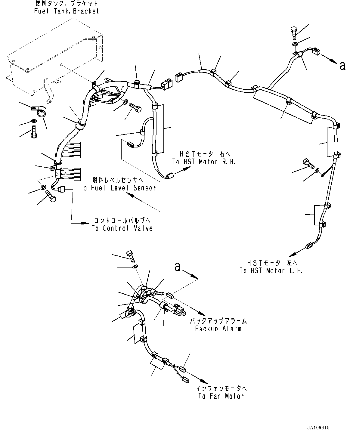 Жгут проводов 12Y-06-45110 KOMATSU