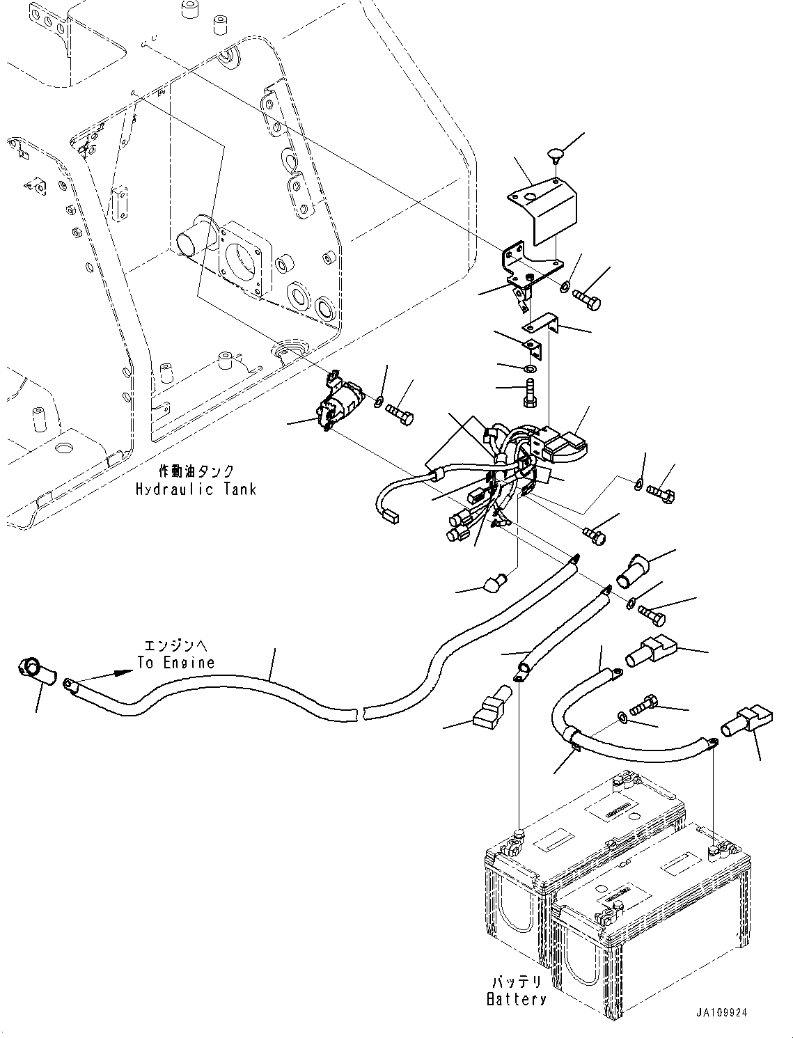 Кабель 12Y-06-45540 KOMATSU