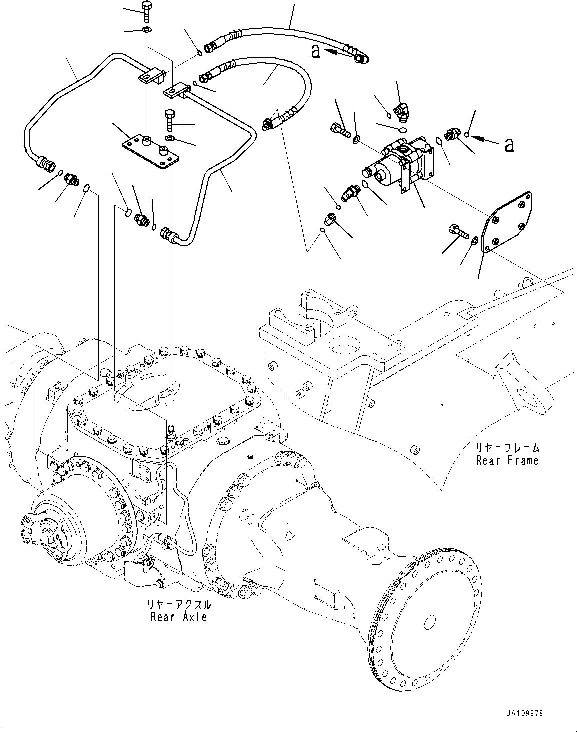 Трубка 421-U45-6860 KOMATSU