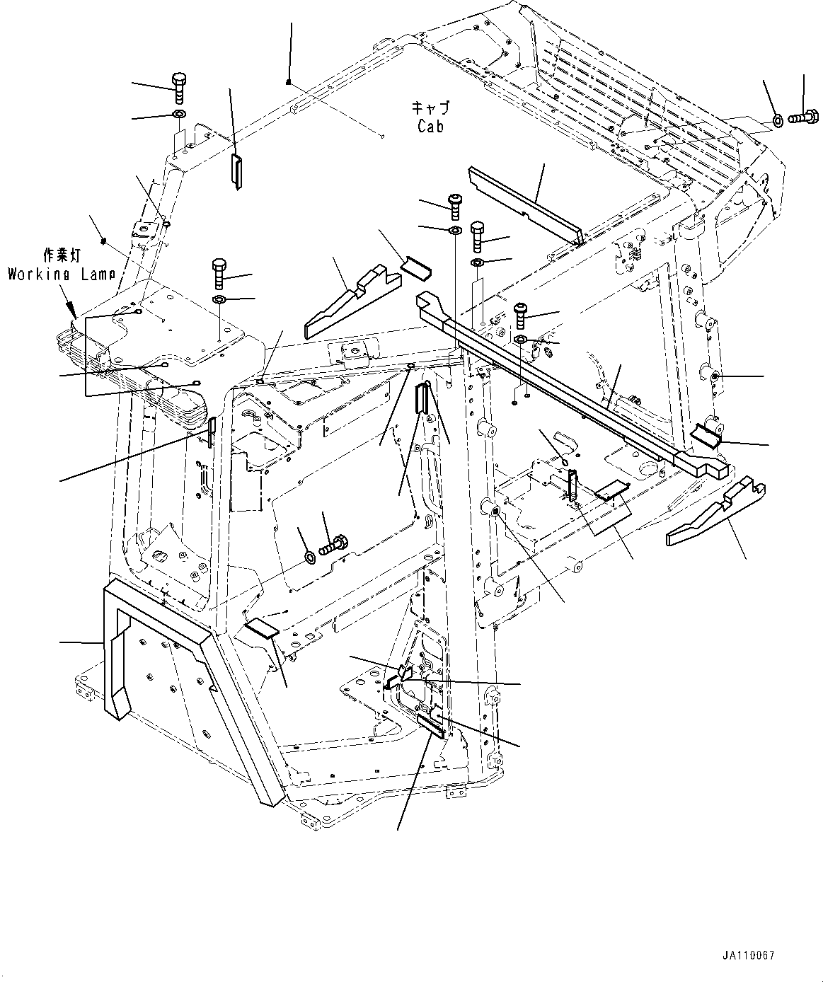 Уплотнение 12Y-54-46870 KOMATSU