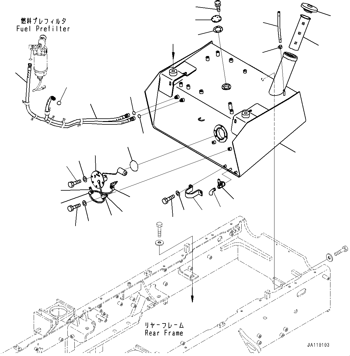 Шланг в сборе 417-04-72311 KOMATSU
