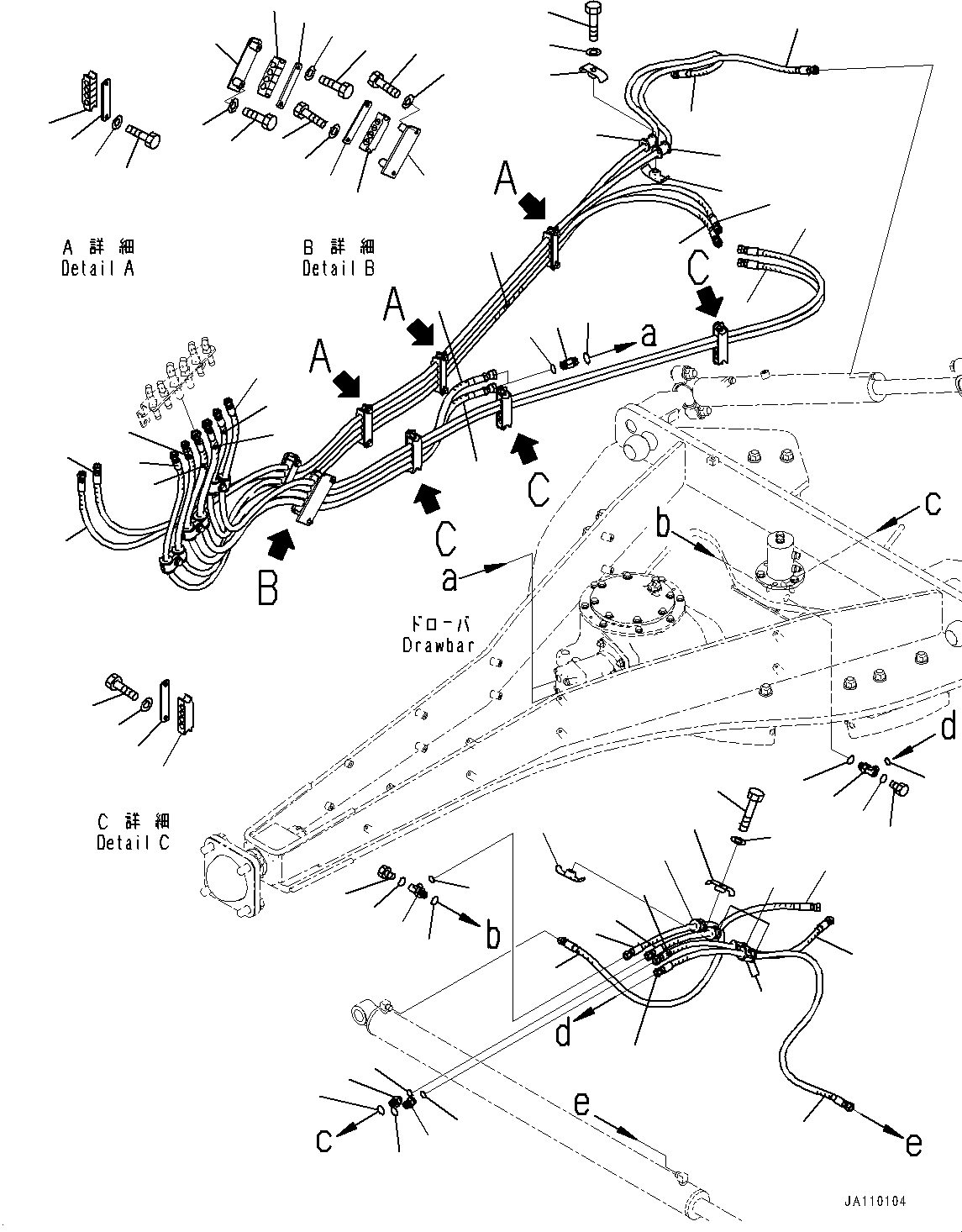 Шланг 23A-60-72650 KOMATSU