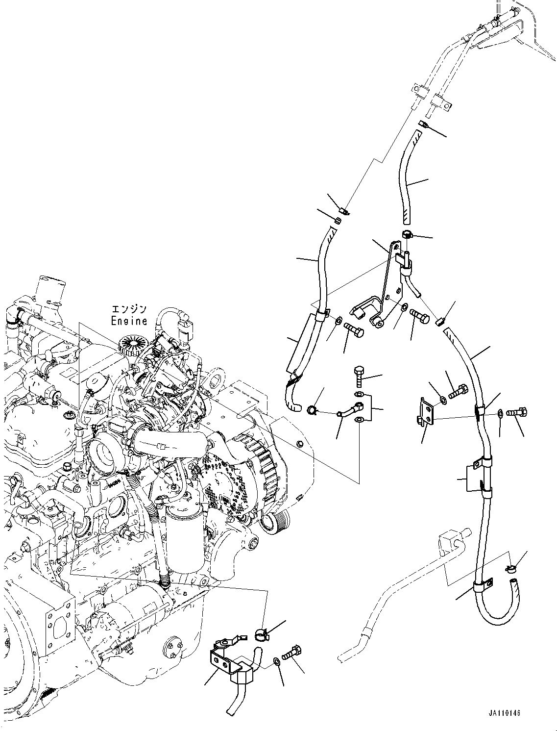 Шланг 417-02-72940 KOMATSU