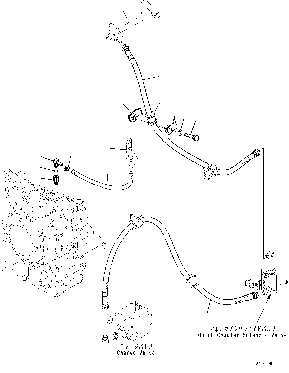 Шланг 417-T90-6181 KOMATSU