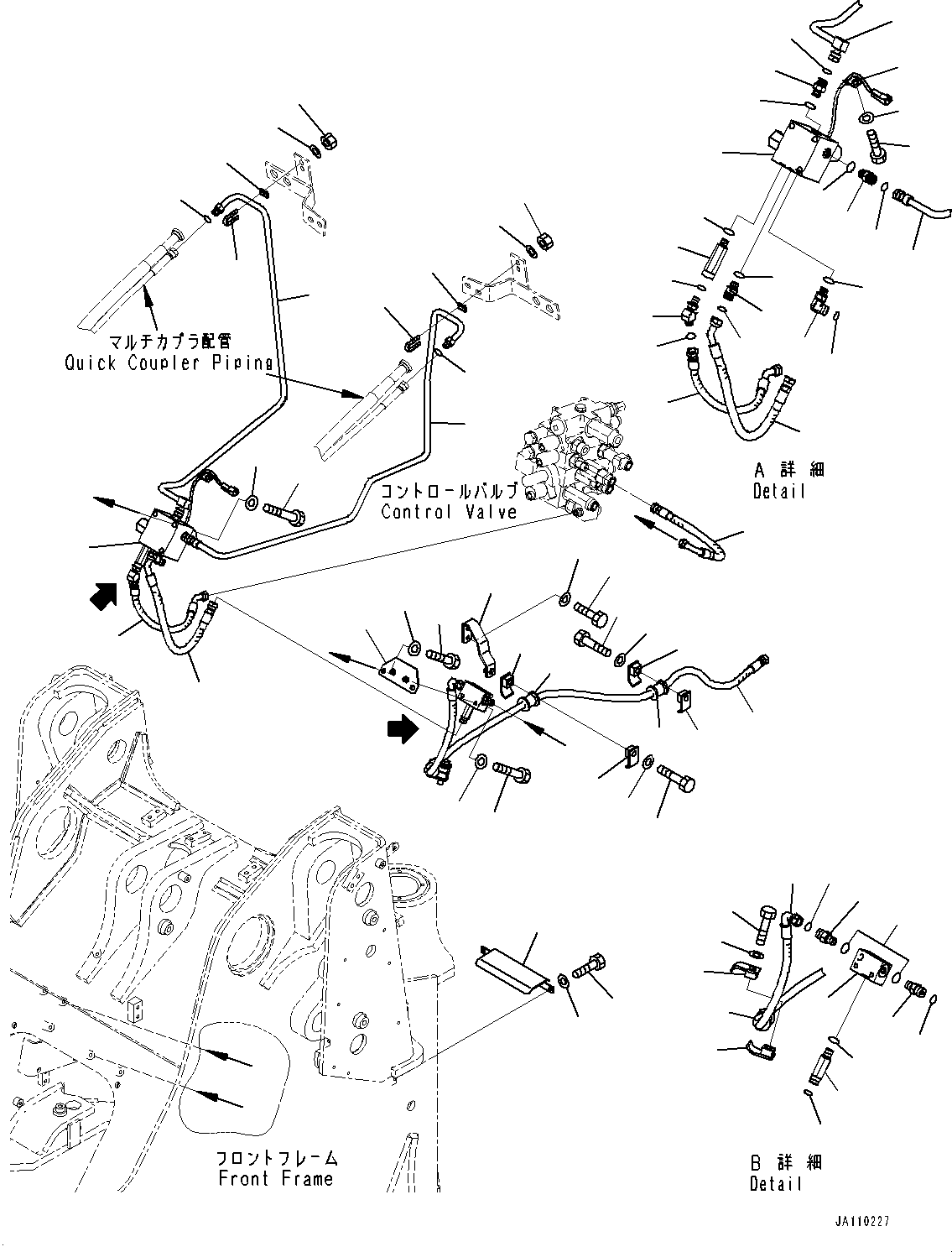 Шланг с торцевым уплотнением 02767-00305 KOMATSU