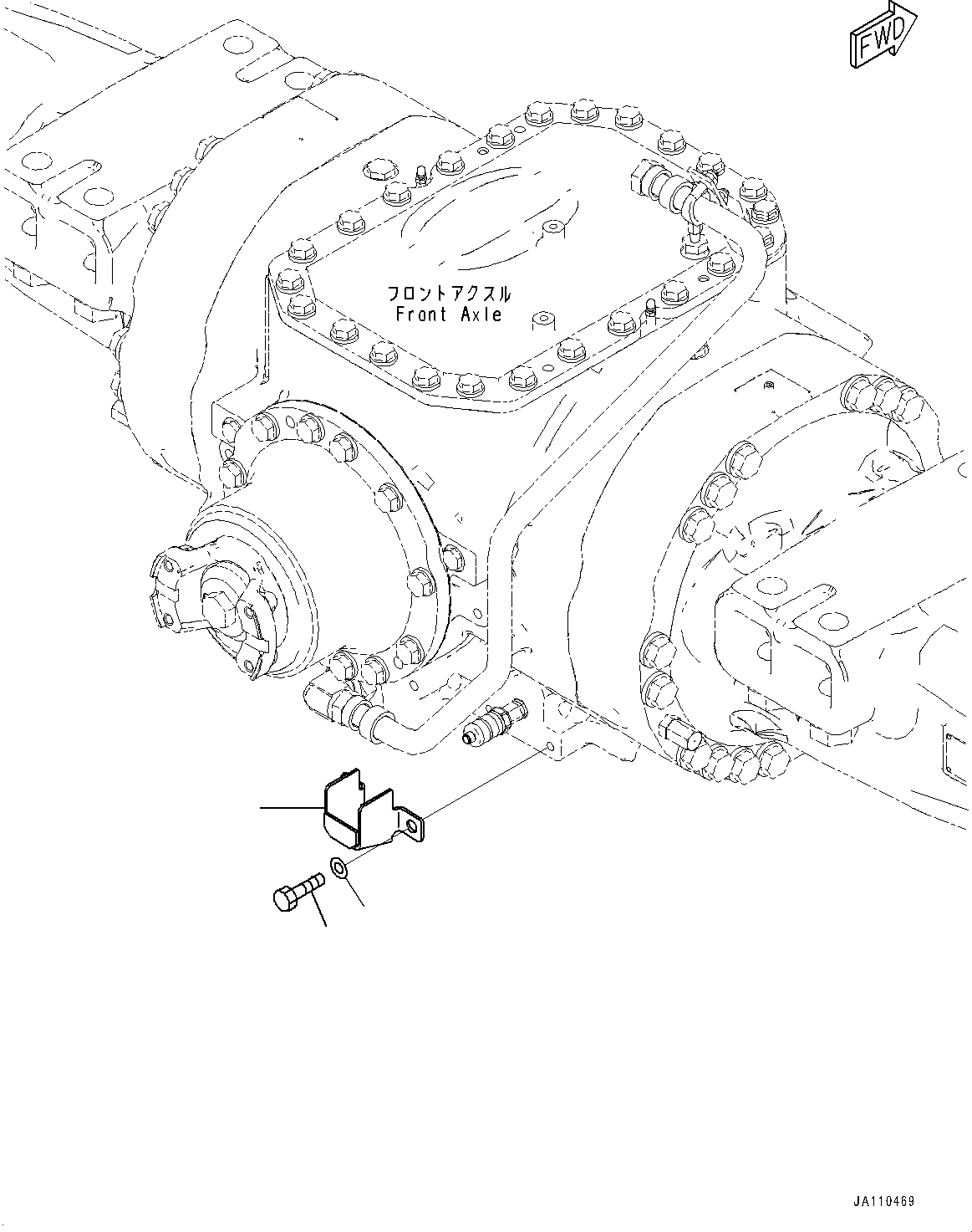 Крышка 421-U45-6880 KOMATSU