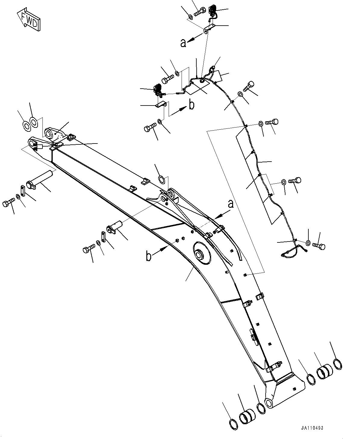 Boom Assembly 204-70-01220 KOMATSU