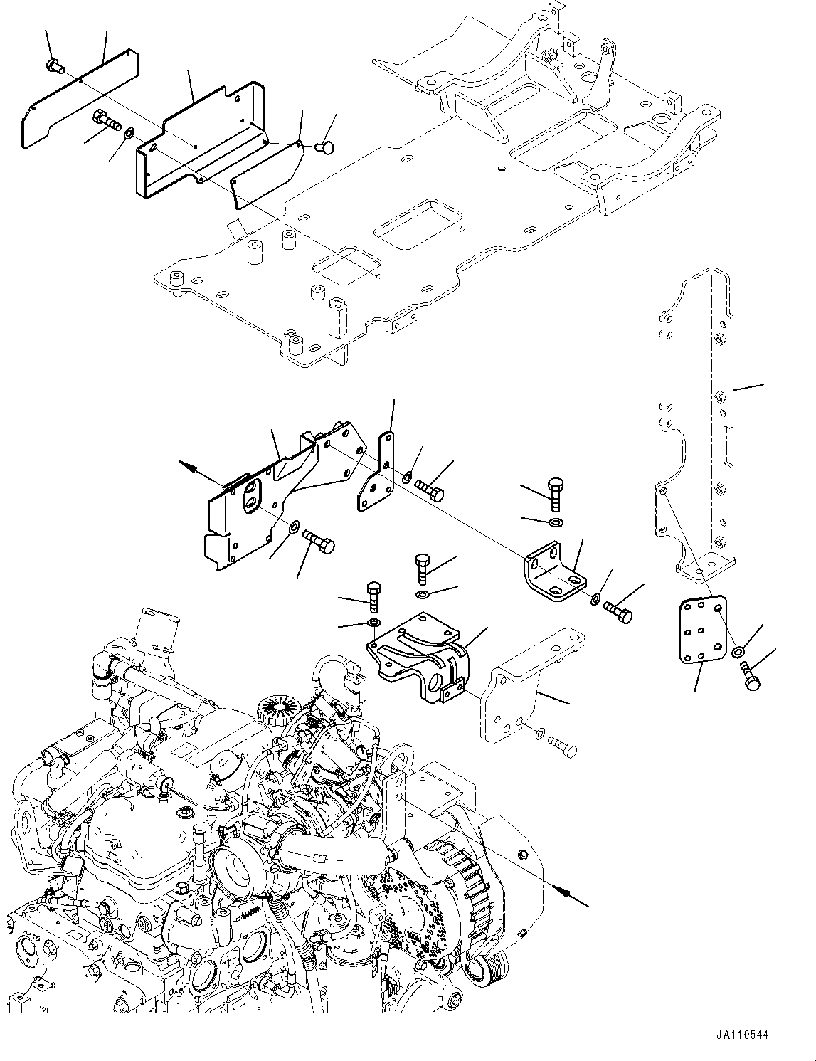 Лист 417-02-71540 KOMATSU
