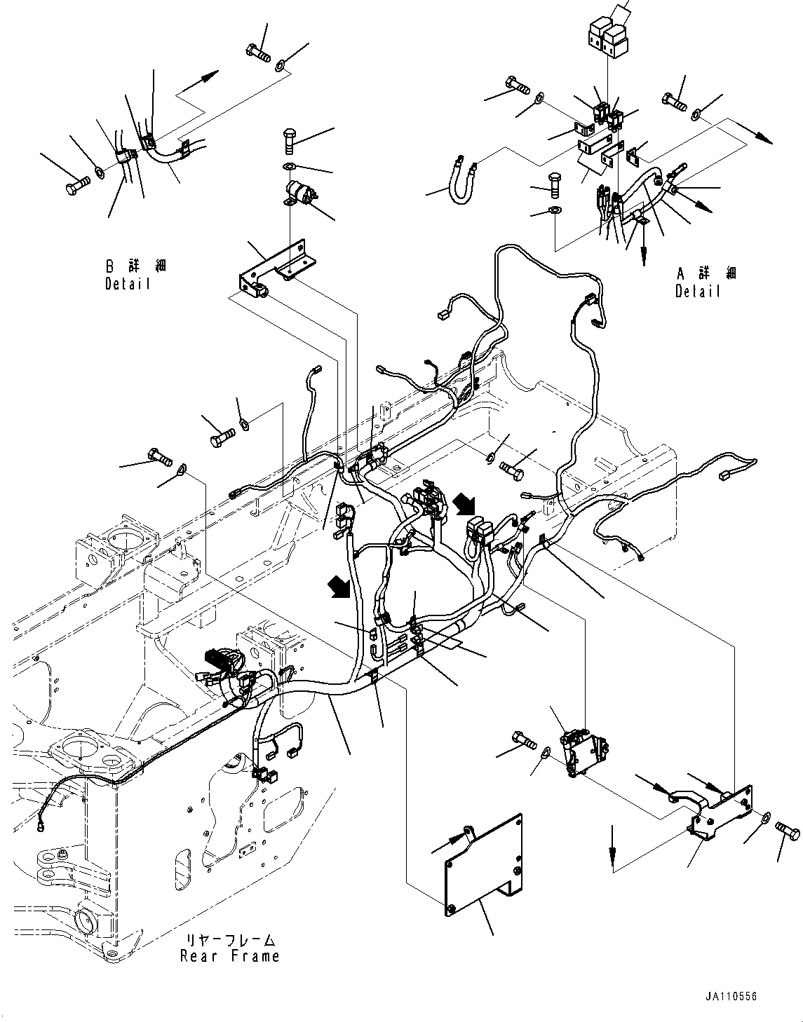 Жгут проводов 417-06-72341 KOMATSU