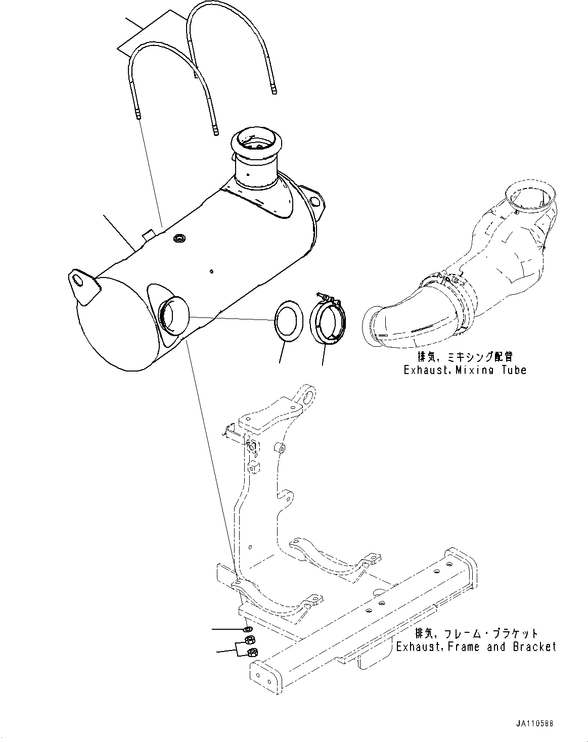 SCR Assembly 6543-01-0710 KOMATSU