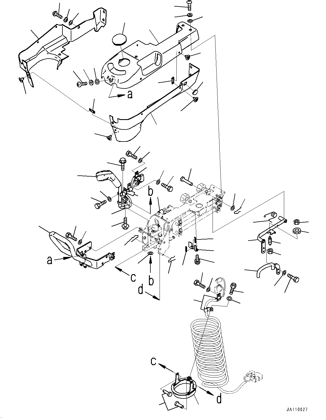 Lever Assembly, AJSS 426-06-53114 KOMATSU
