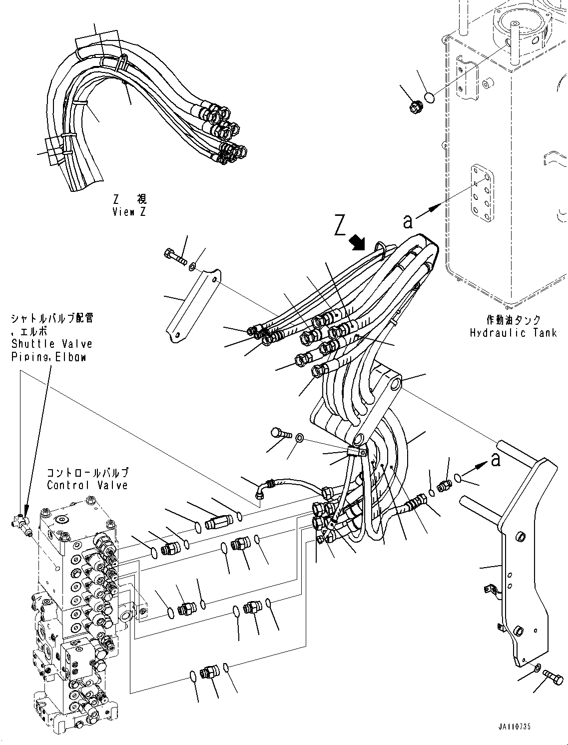 Шланг 22B-62-48481 KOMATSU