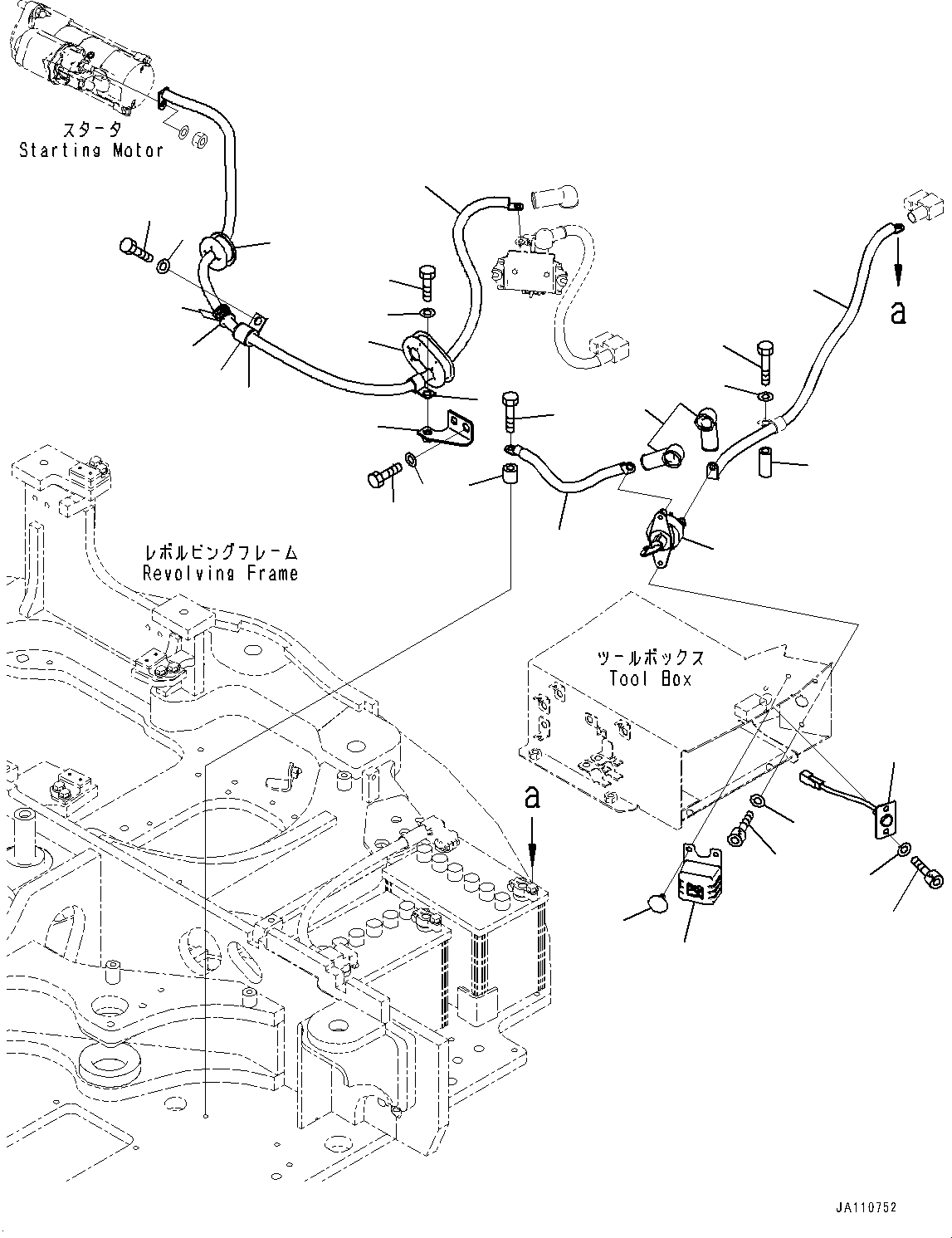 Кабель 21W-06-71141 KOMATSU