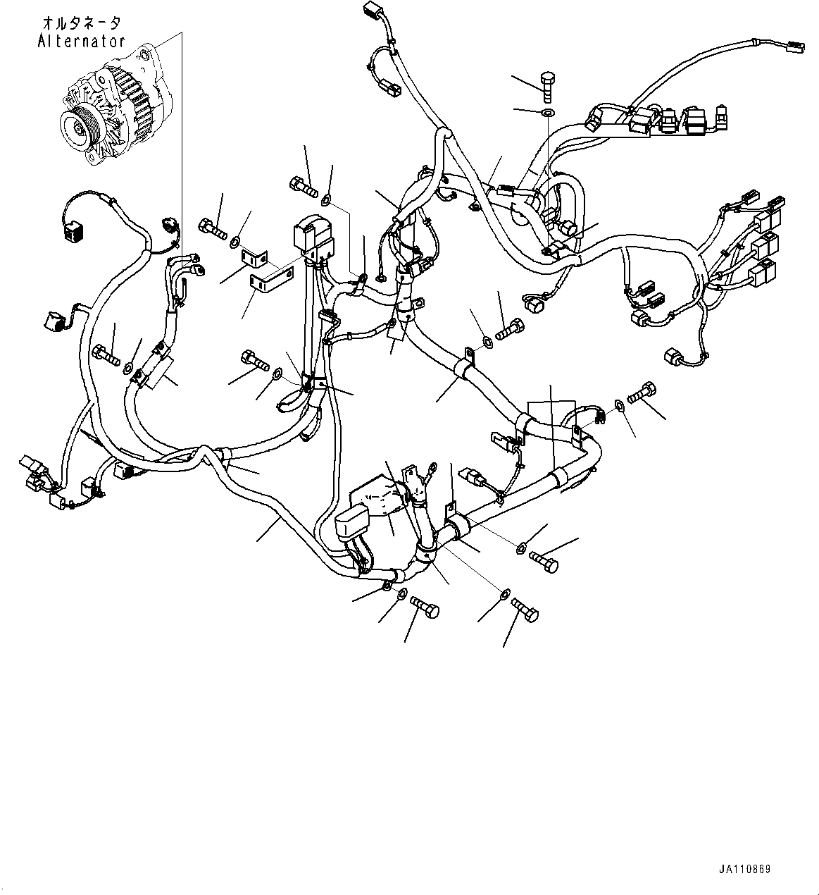 Жгут проводов 12Y-06-41851 KOMATSU