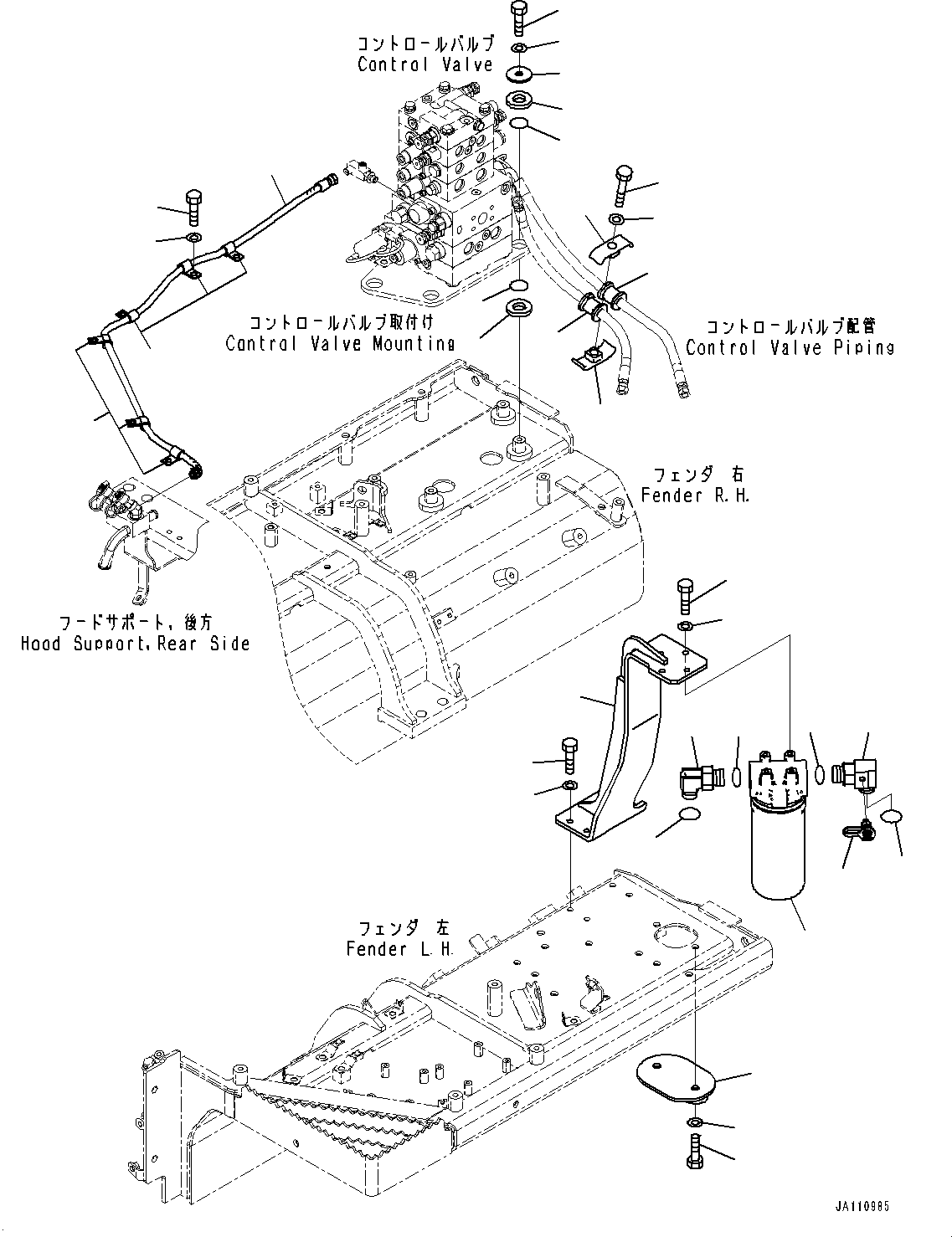 Клапан в сборе 154-49-89100 KOMATSU