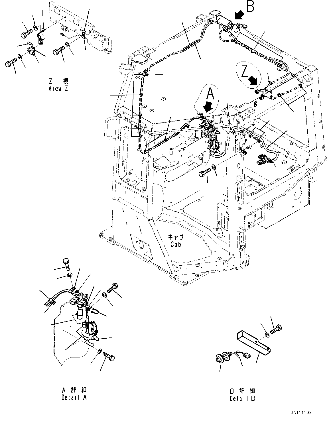 Жгут проводов 14X-06-76131 KOMATSU