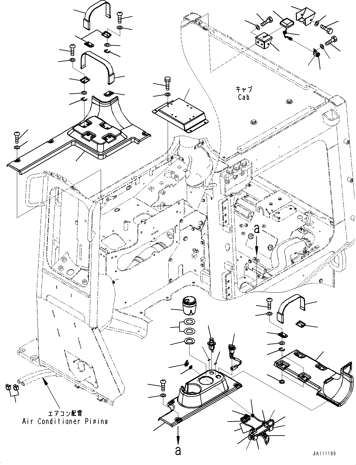 Крышка 17A-Z11-7551 KOMATSU