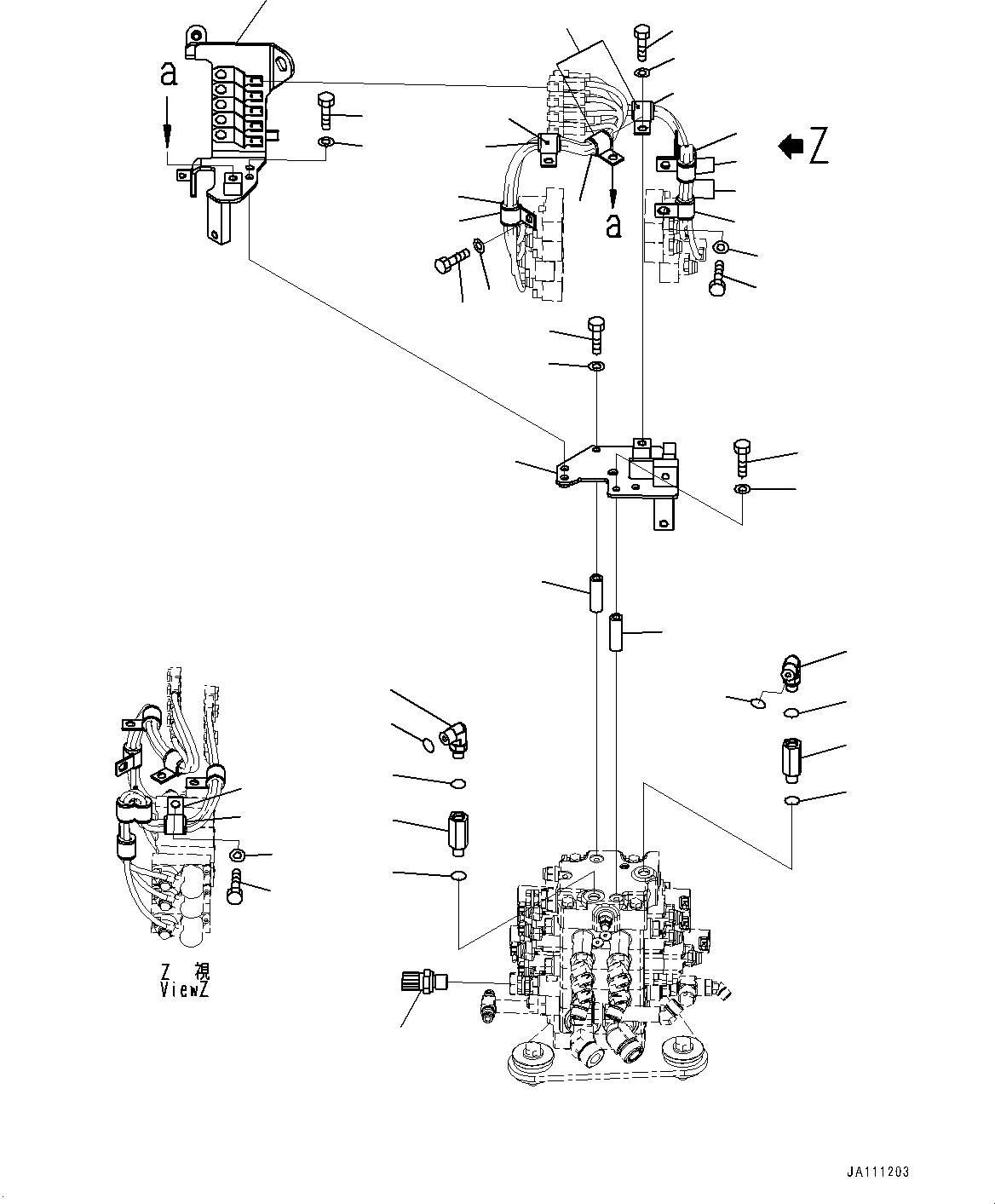 Кронштейн 11Y-06-41861 KOMATSU