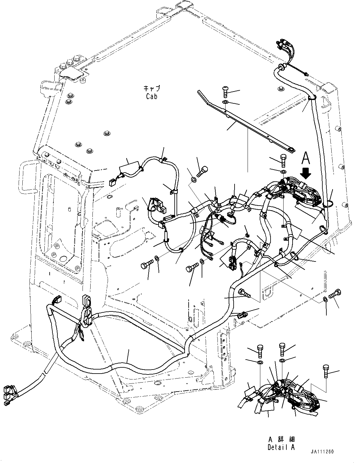 Жгут проводов 154-06-86171 KOMATSU