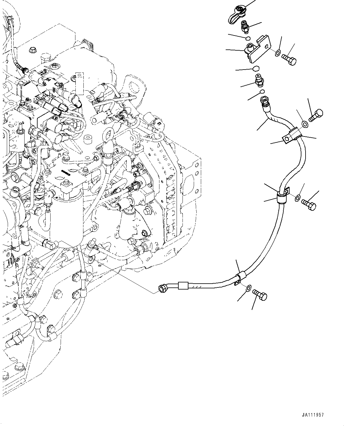 Шланг 13Y-01-25301 KOMATSU