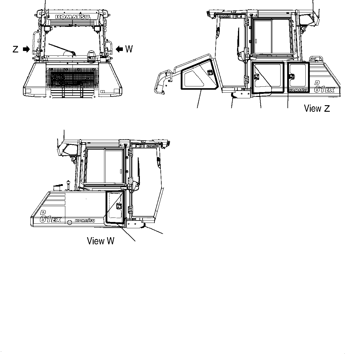 Облицовка 13Y-54-B1071 KOMATSU
