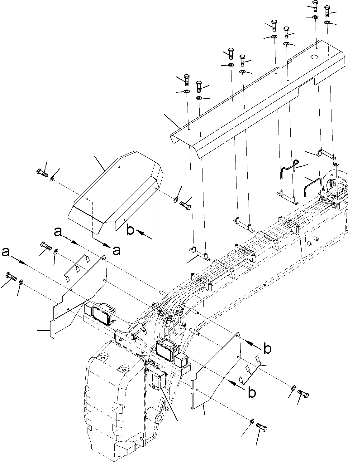 Крышка 23H-54-B1150 KOMATSU