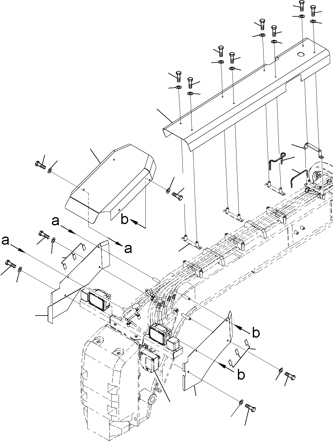Крышка 23H-54-B1081 KOMATSU