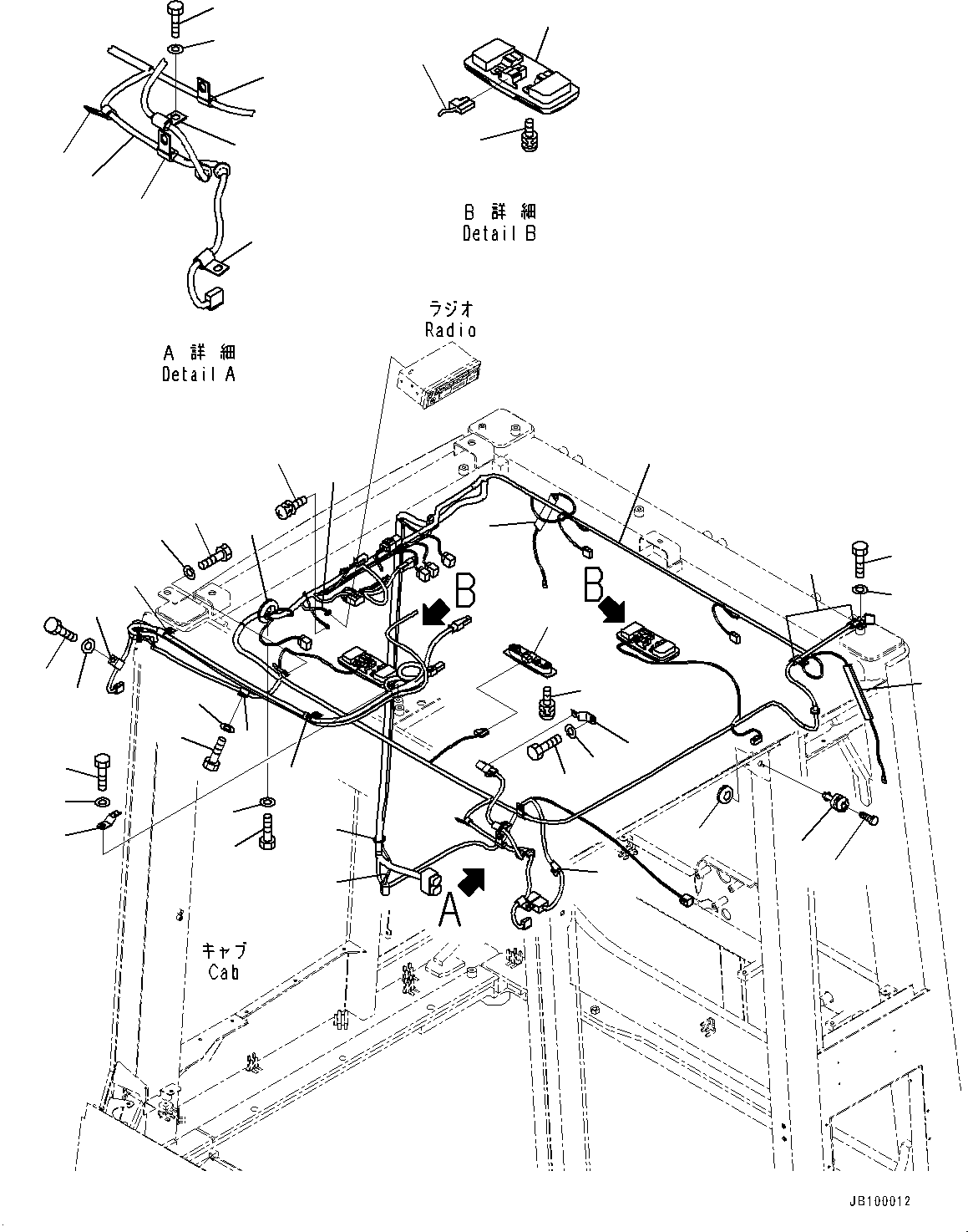 Жгут проводов 426-926-7640 KOMATSU