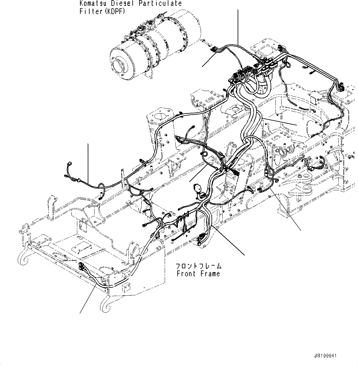 Жгут проводов 56B-06-31192 KOMATSU