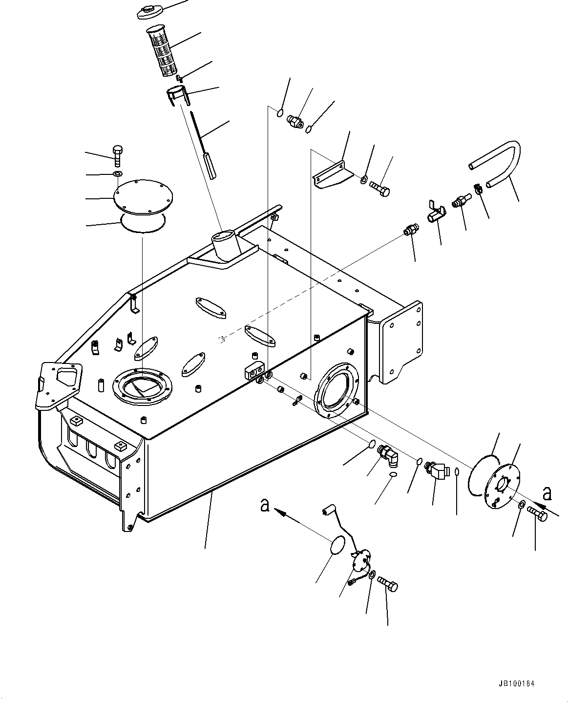 Tank Assembly, Fuel 56B-98-3A672 KOMATSU