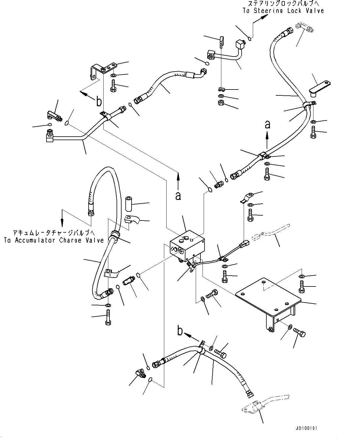 Шланг 425-62-52631 KOMATSU