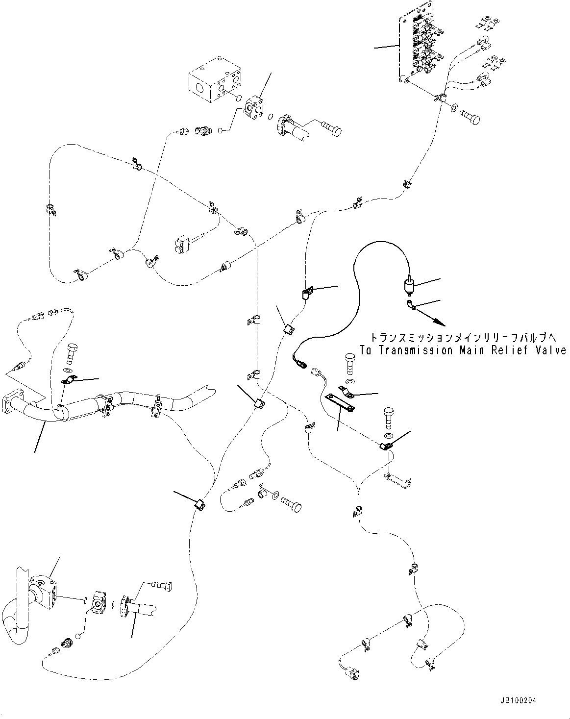 Bracket(Rear Wiring Harness,Amplifier) (427-06-25551) KOMATSU
