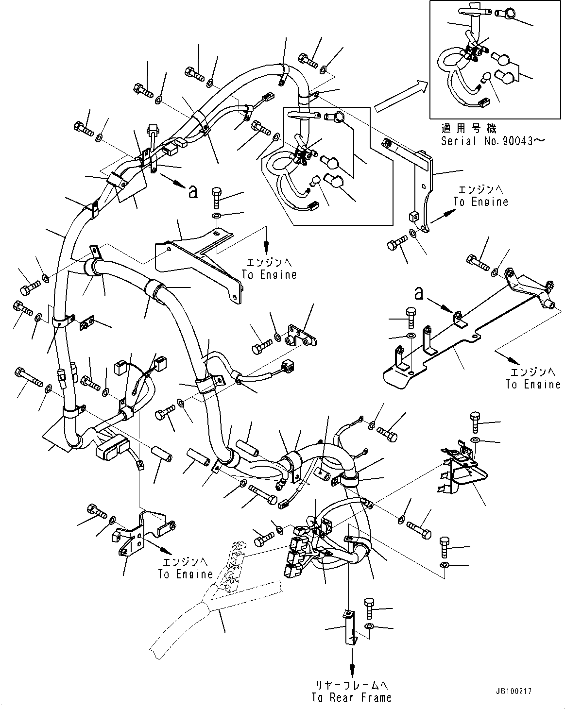 Жгут проводов 425-06-52141 KOMATSU