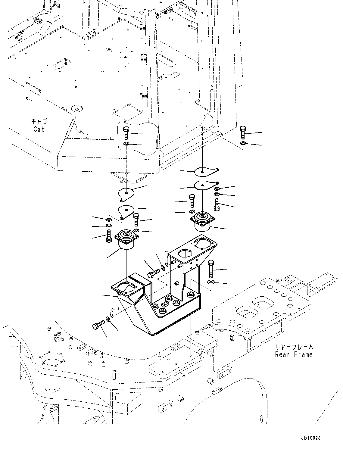 Болт 14X-01-11210 KOMATSU