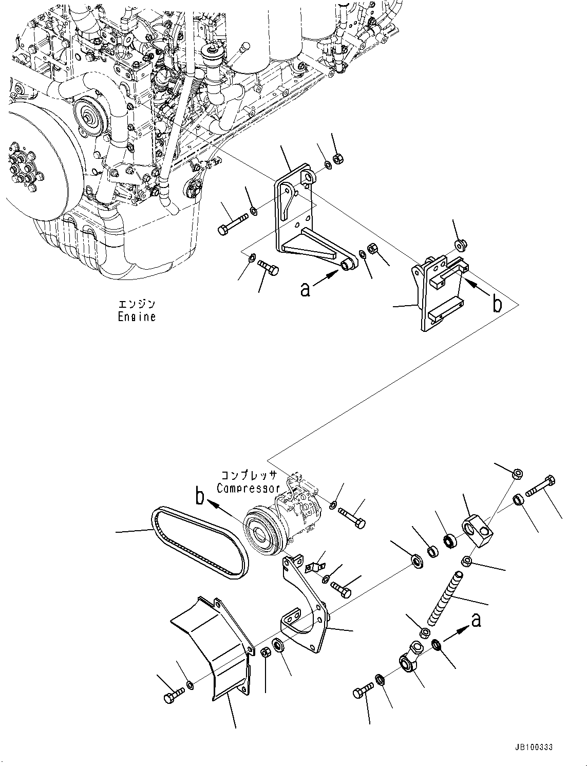 Болт 01018-21690 KOMATSU