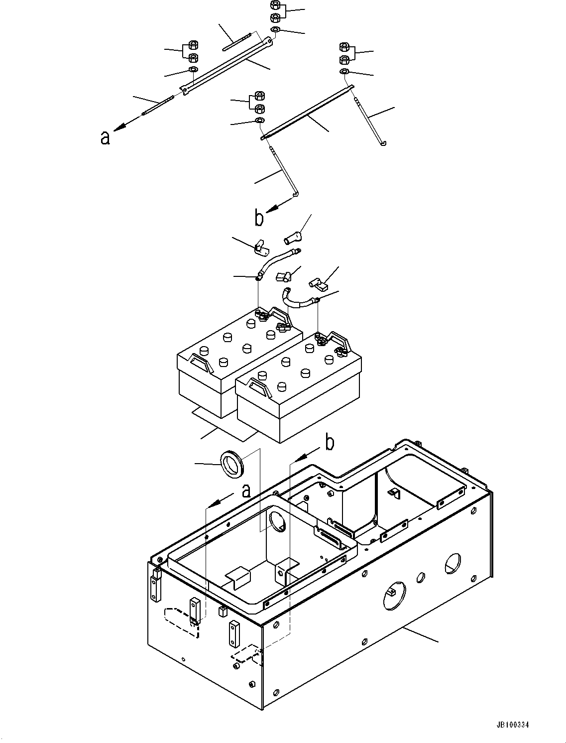 Battery Box, R.H. 427-06-41511 KOMATSU