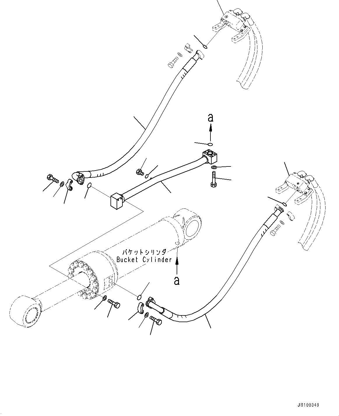 Шланг 07084-02024 KOMATSU