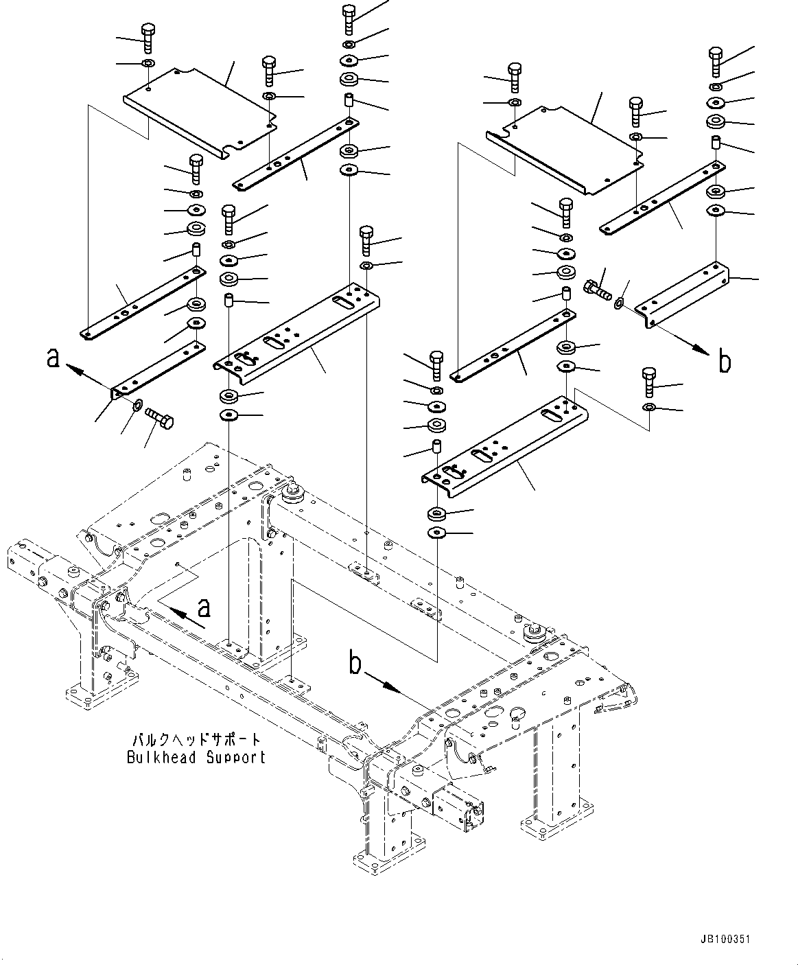 Пластина 427-54-45840 KOMATSU
