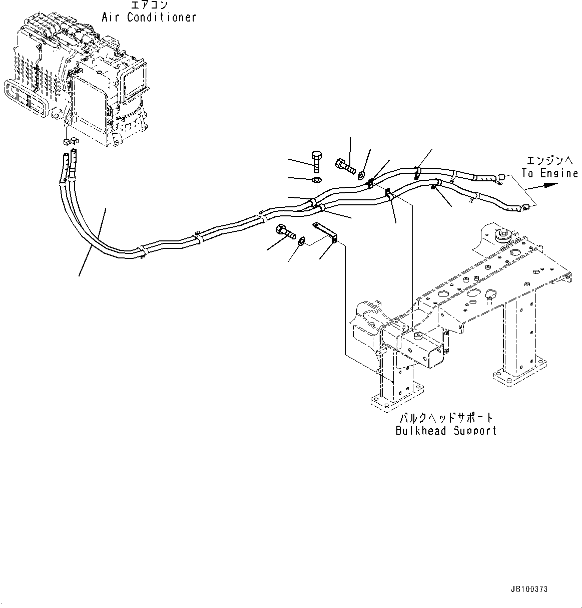 Шланг 427-07-41140 KOMATSU