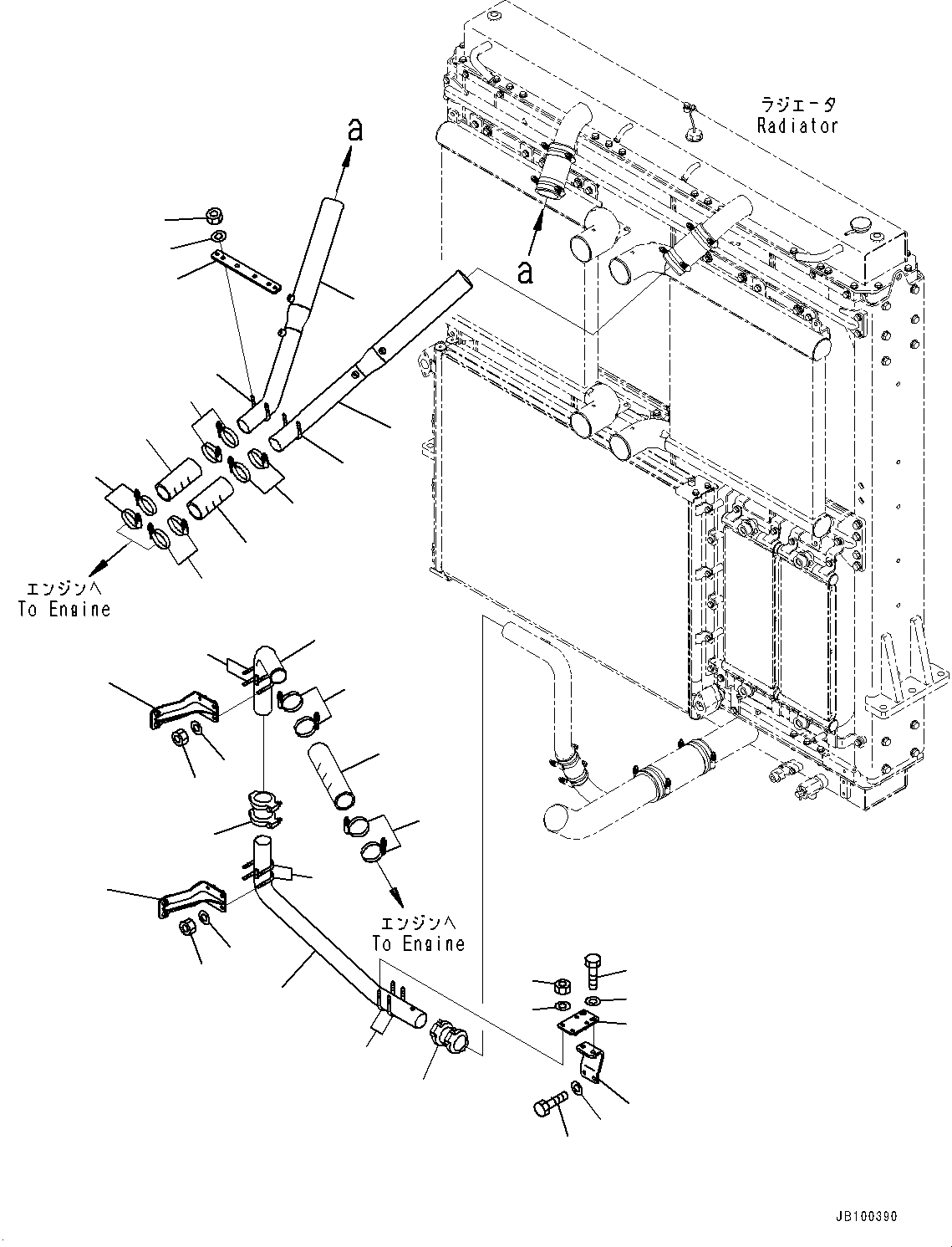 Шланг 07260-25832 KOMATSU