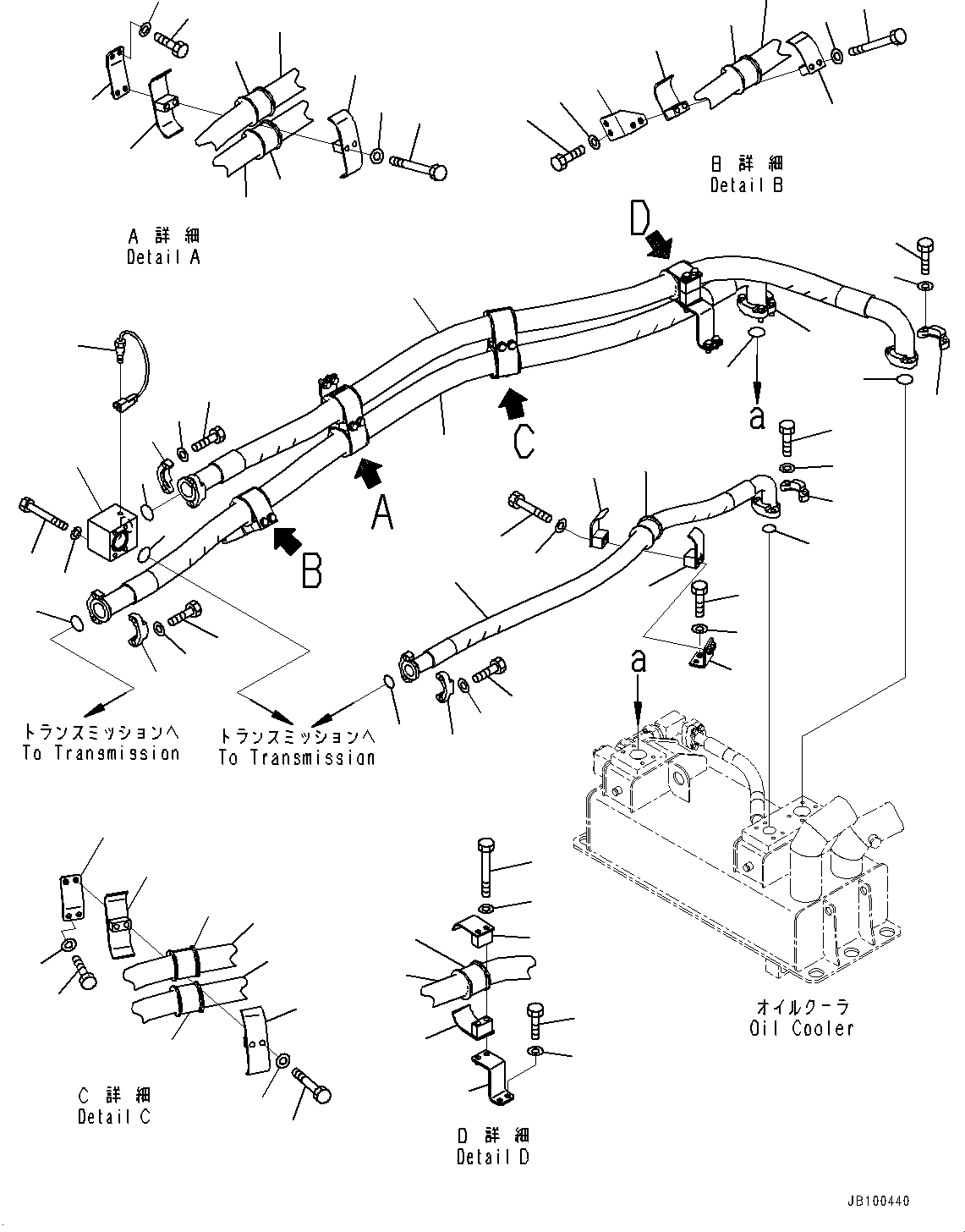 Шланг 07479-01417 KOMATSU