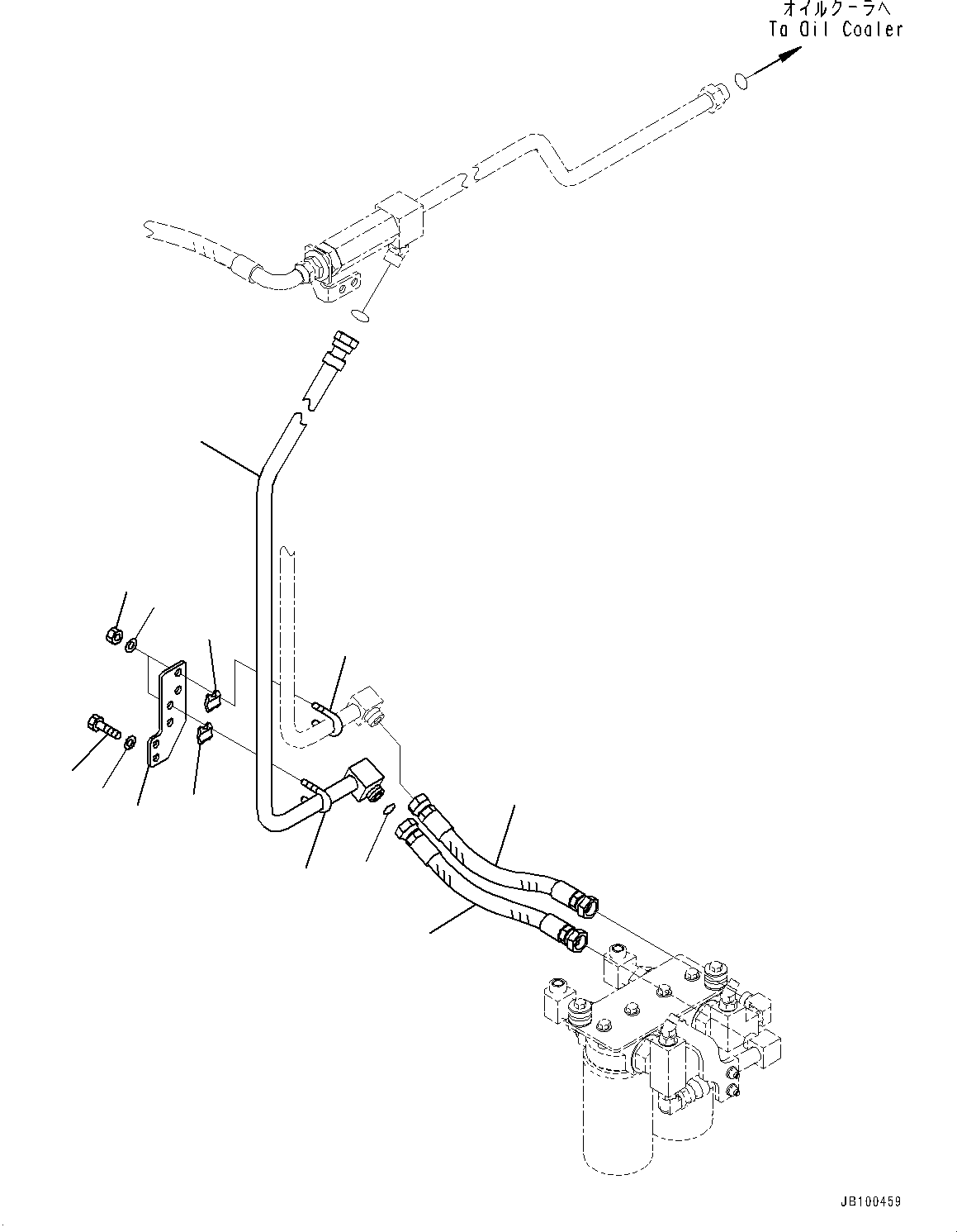 Трубка 427-43-49210 KOMATSU